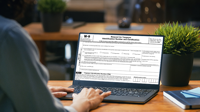 Printable form w-9